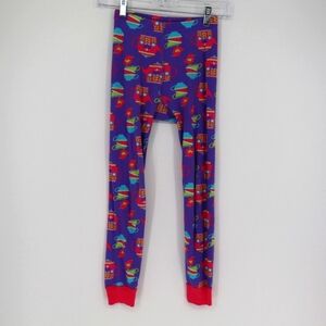 Hanna Andersson Girls Teapot Cup Bird Pajama Bottoms Joggers Size‎ 8 Organic